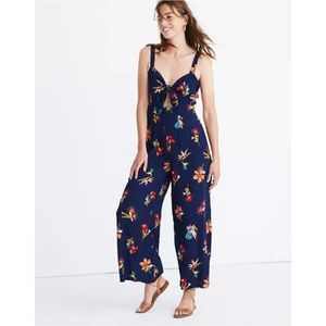 NWT Madewell Cutout Jumpsuit Bird of Paradise
